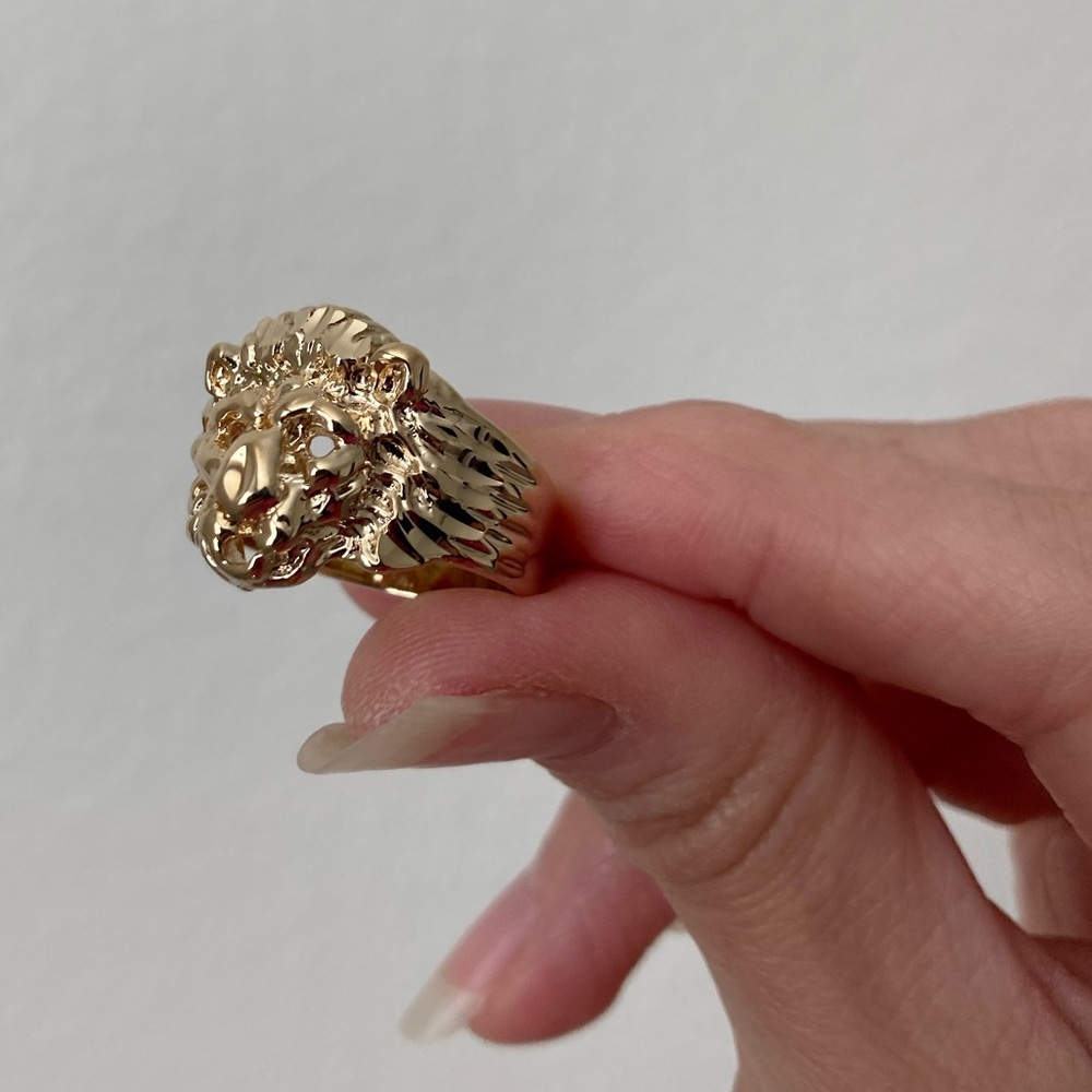 New Vanessa Mooney the lion ring gold - Picture 8 of 8